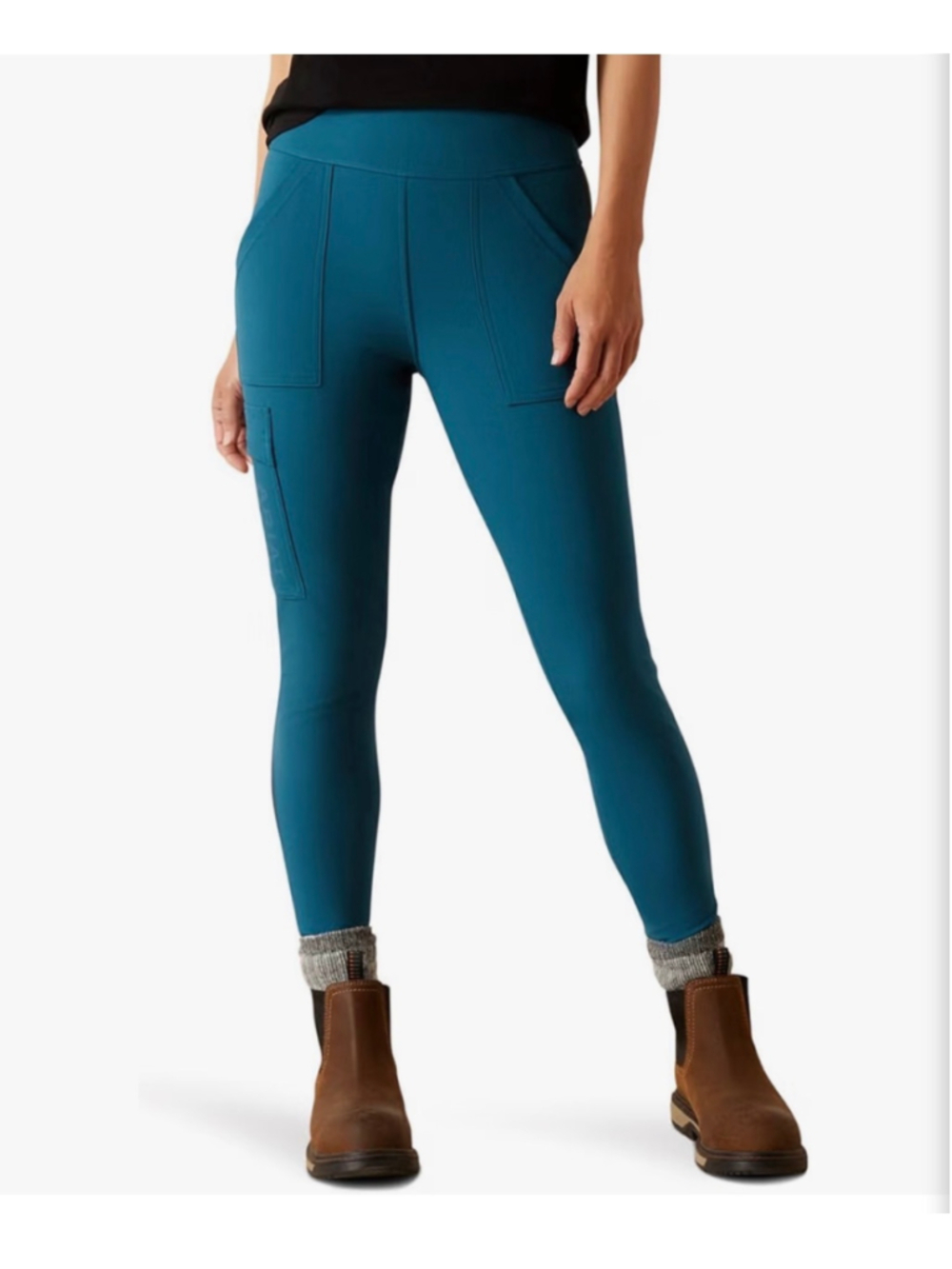 New Ariat Women's Leggings XXL Legion Blue Rebar Durastretch Utility